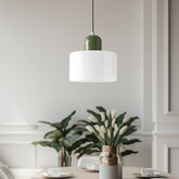 Bauhaus Small Glass Art Pendant Light For Kitchen Island