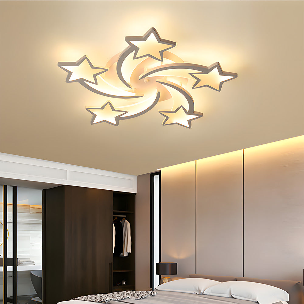 Creative Stars Design Living Room LED Ceiling Lights