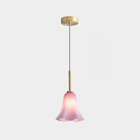 Bauhaus Retro Glass Flower Bedroom Hanging Light