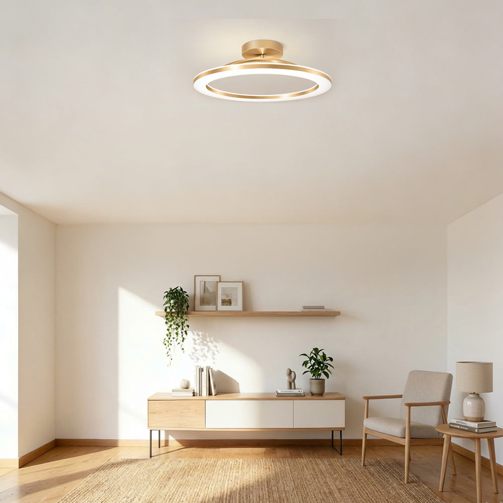 LED Ceiling Lights For Living Room in Gold