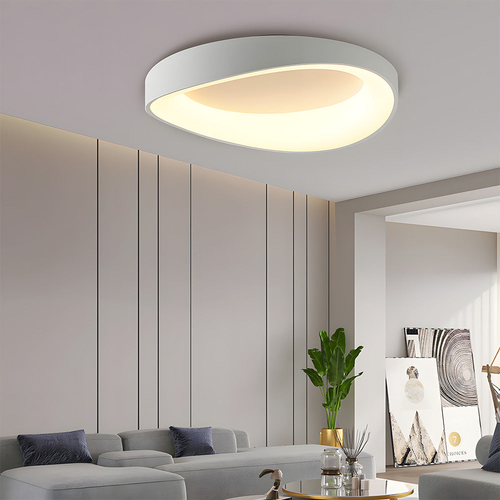 Nordic Cream Style Acrylic LED Ceiling Light For Bedroom