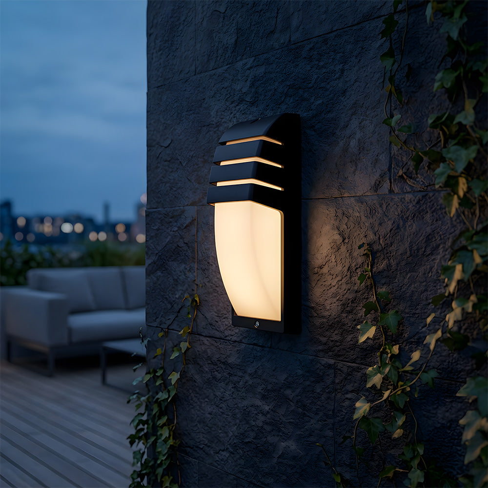 Stylish IP65 Motion Sensor Acrylic LED Outdoor Wall Lights for Entryway