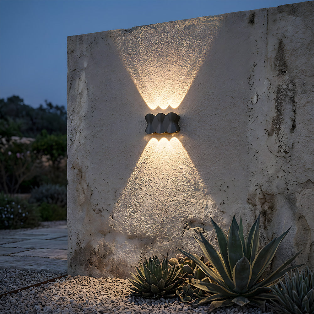 Modern Outdoor LED Up and Down Wall Lights for Garage Patio