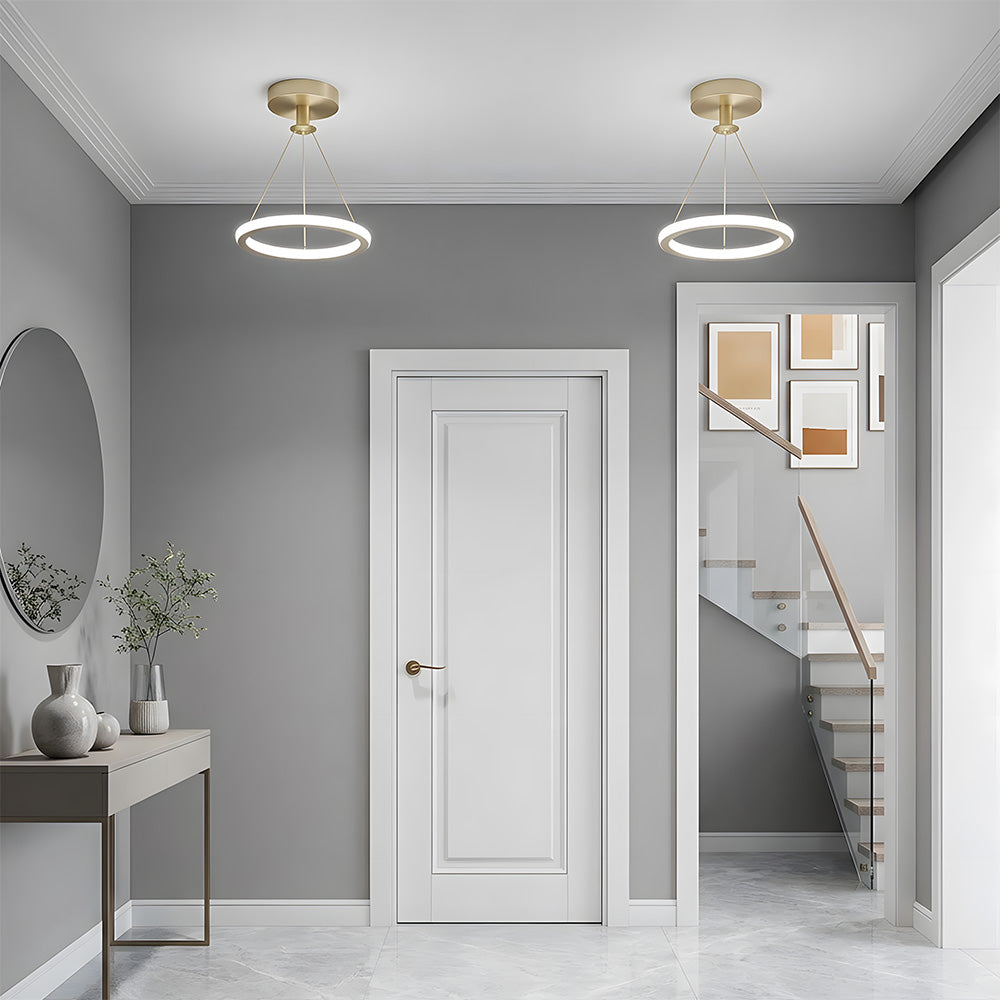 Contemporary LED Flush Mount Acrylic Ceiling Lights for Bedroom