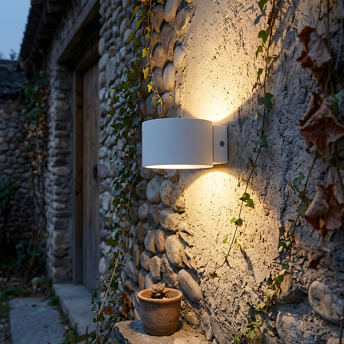 Modern Up and Down Aluminium LED Outdoor Wall Lights for Patio Entryway