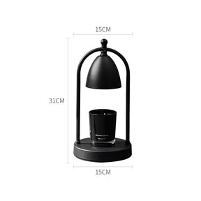 Contemporary Simple Iron Bedroom Mini Warming Candle Lamp