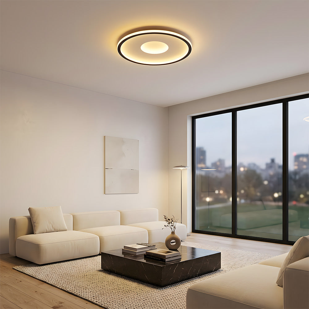 Compact Acrylic LED Flush Mount Ceiling Lights for Bedroom
