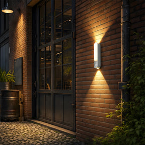 Up and Down Motion Sensor Aluminium Outdoor Wall Lights for Doorways