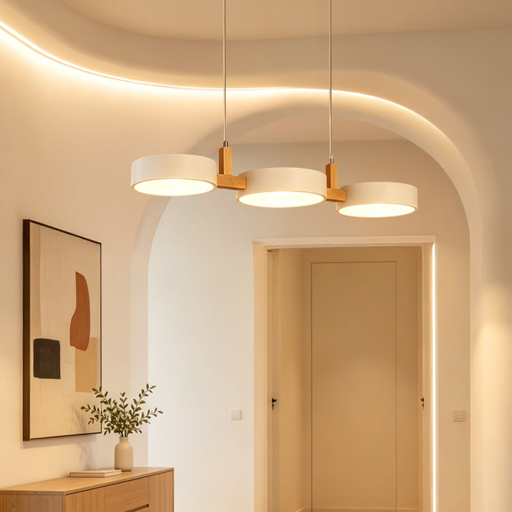 Aria Nordic Wood Pendant Chandelier