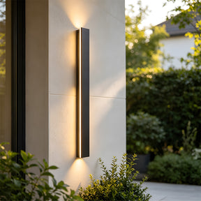 Modern Minimalist Waterproof Outdoor Linear Wall Lamp for Porch