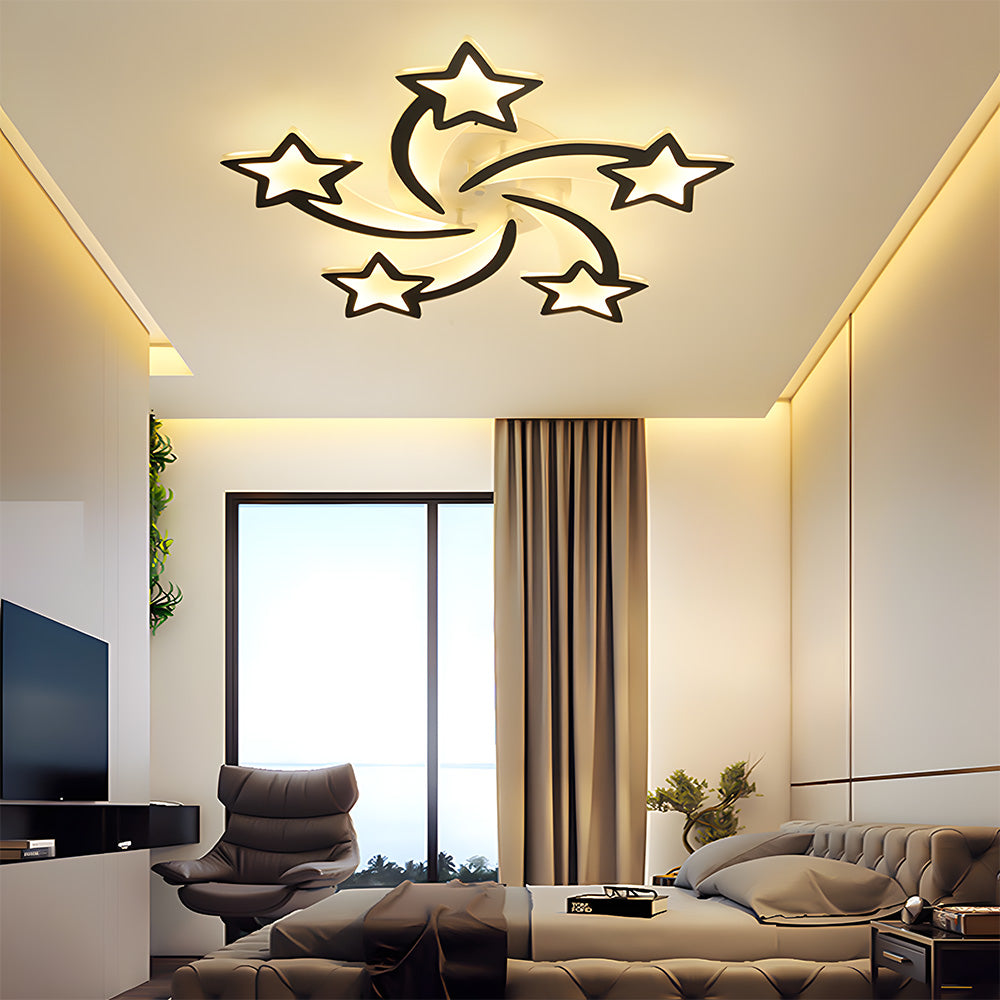 Creative Stars Design Living Room LED Ceiling Lights