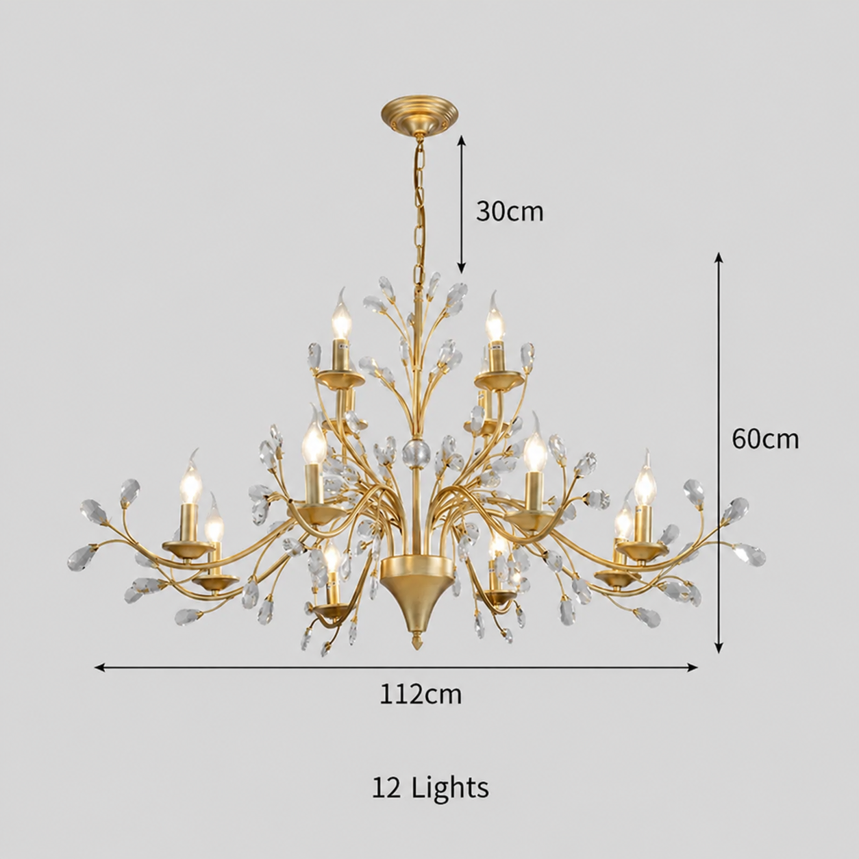 Modern Floral and Clear Glass Leaf Crystal Pendant Lights for Kitchen Island
