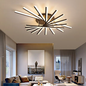 Nordic Minimalist Metal Creativity LED Ceiling Light