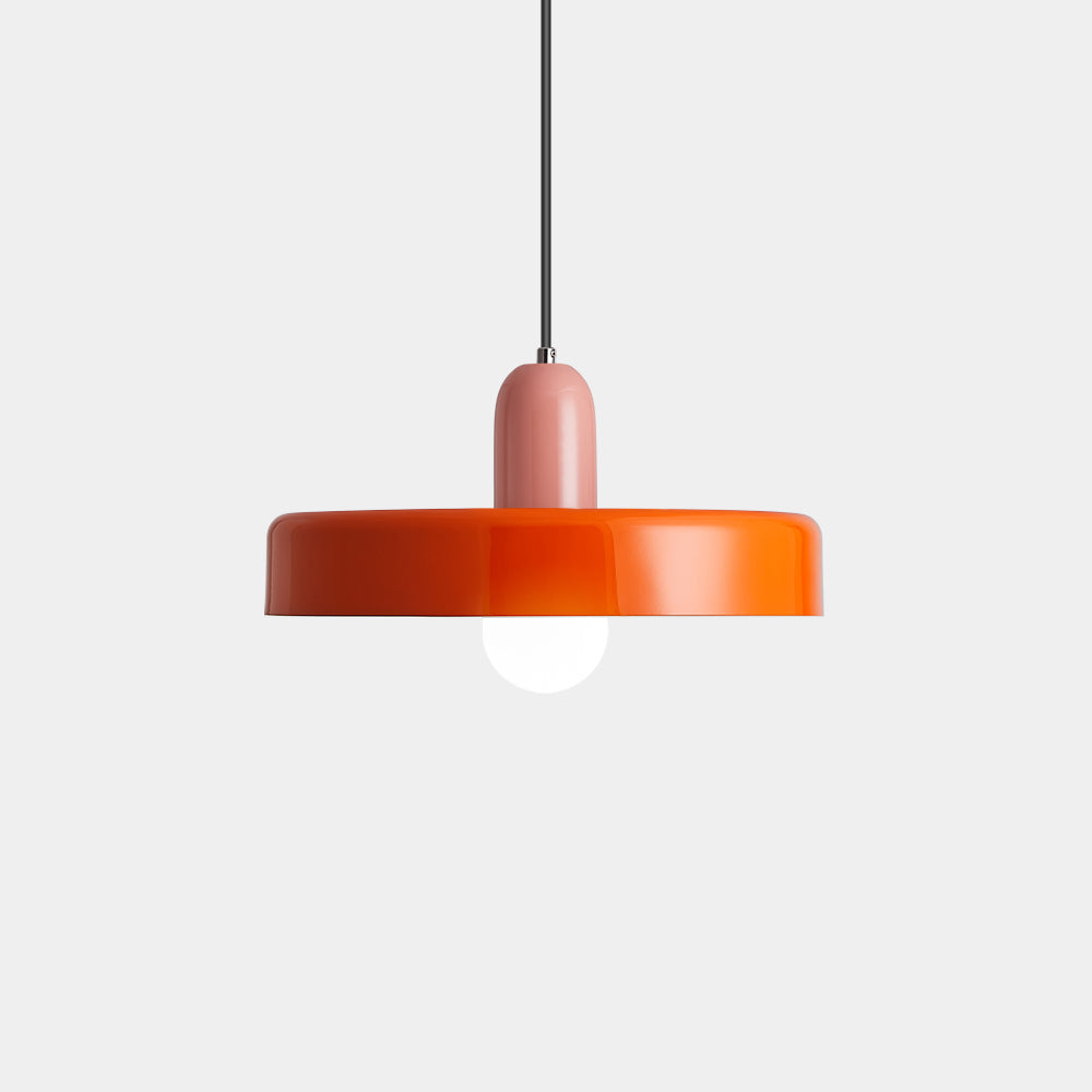 Bauhaus Modern Colorful Iron Pendant Light For Living Room