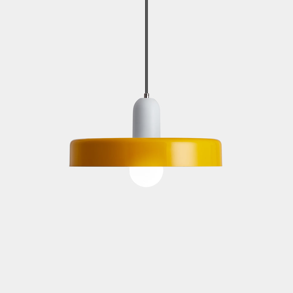 Bauhaus Modern Colorful Iron Pendant Light For Living Room