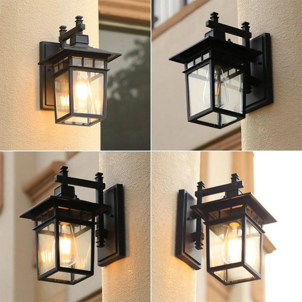 IP44 Rustic Vintage Aluminum Outdoor Wall Lights