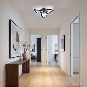 Contemporary Flower Shape Iron LED Ceiling Light For Living Room