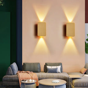 Modern Square LED Up and Down Wall Lamp