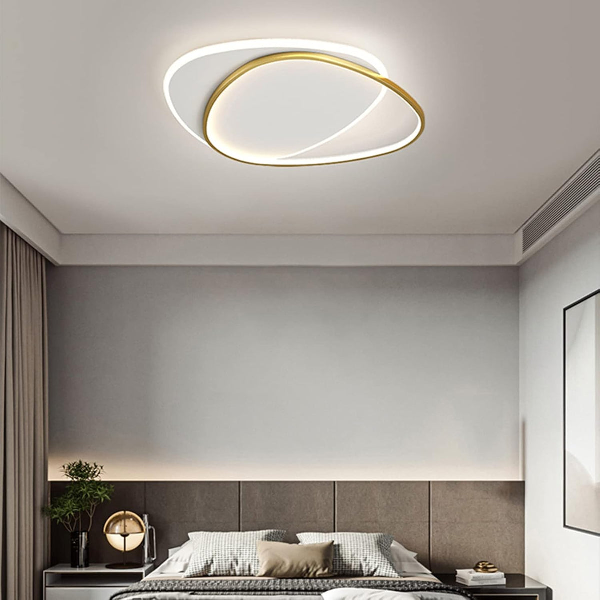 Stylish Contemporary Iron Flush LED Ceiling Lights For Living Room