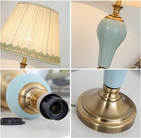 Vintage Ceramics Bedroom Table Lamp