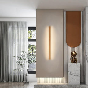 Modern Long Strip Wood LED Wall Lamp