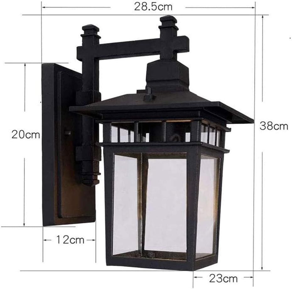 IP44 Rustic Vintage Aluminum Outdoor Wall Lights