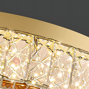 Minimalist Crystal Chandelier LED Flush Mount Ceiling Lights