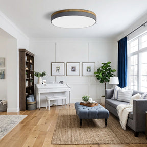 Aria Wood Flush Mount Ceiling Lamp