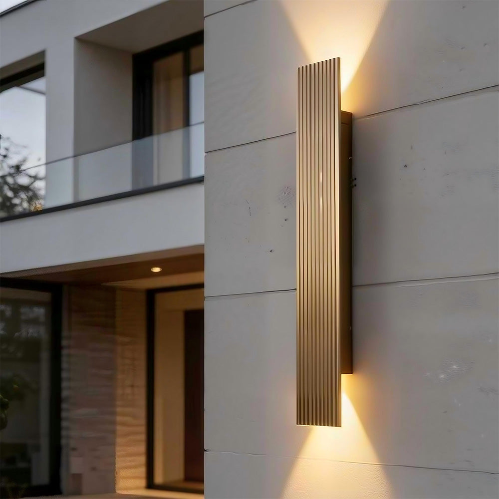 Modern Outdoor Aluminium Elevate Wall Light for Patio Garden Porch