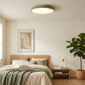 Aria Wood Flush Mount Ceiling Lamp