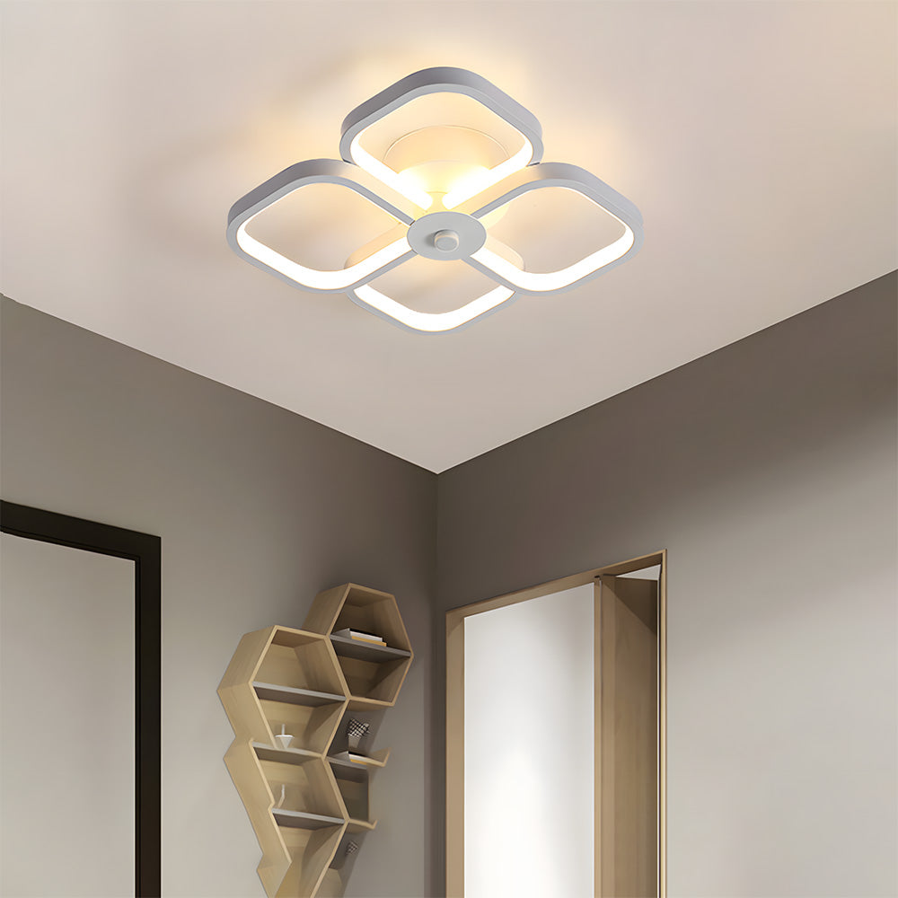 Contemporary LED Flush Mount Acrylic Ceiling Lights for Bedroom