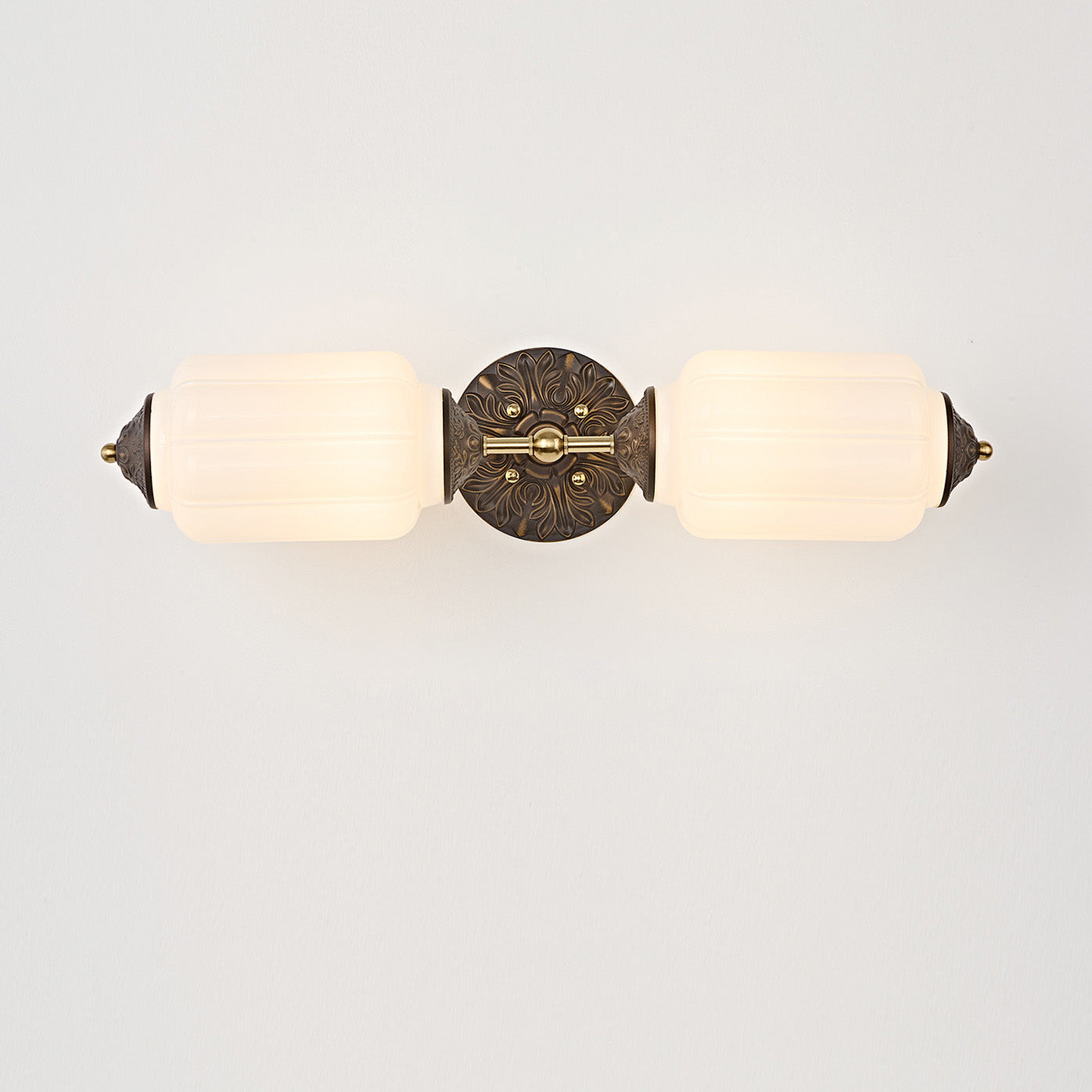 Modern Glass Light With Colored Glass Shade for Living Room