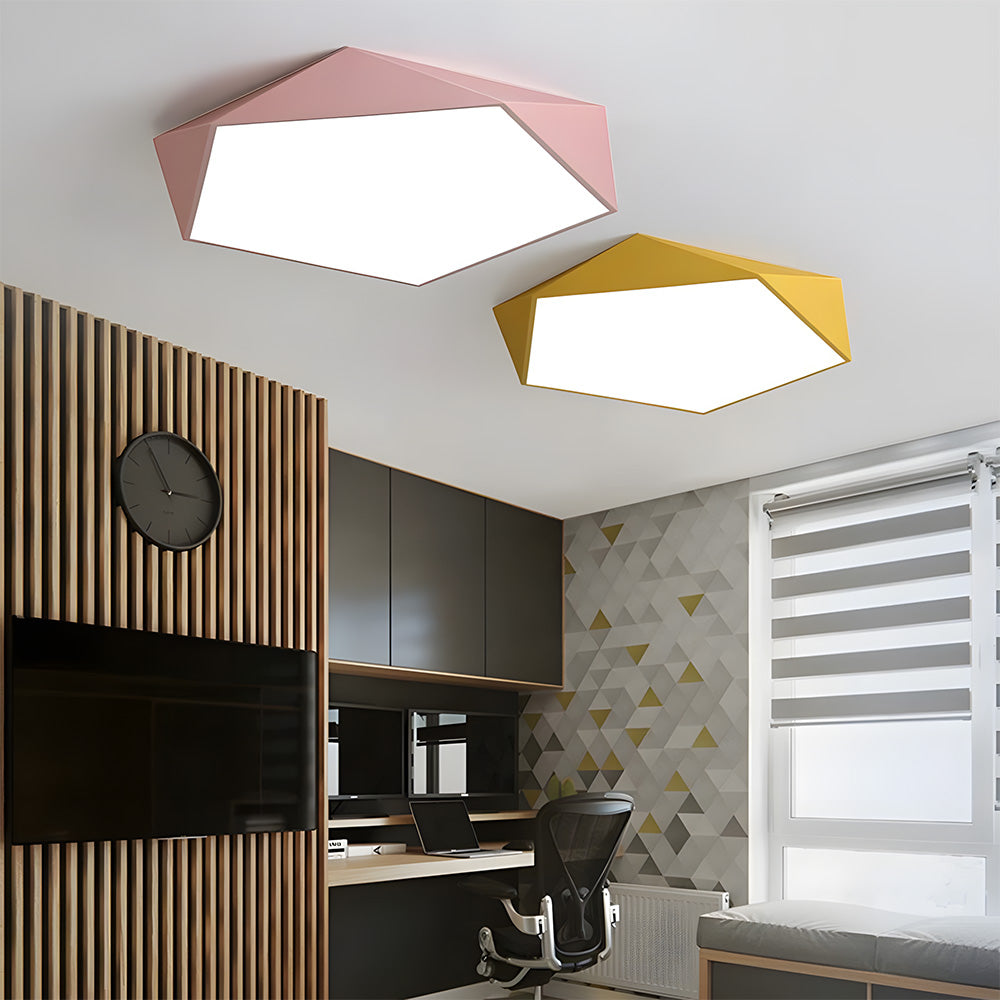 Modern Macaroon Dimmable LED Ceiling Light for Bedroom Hallway