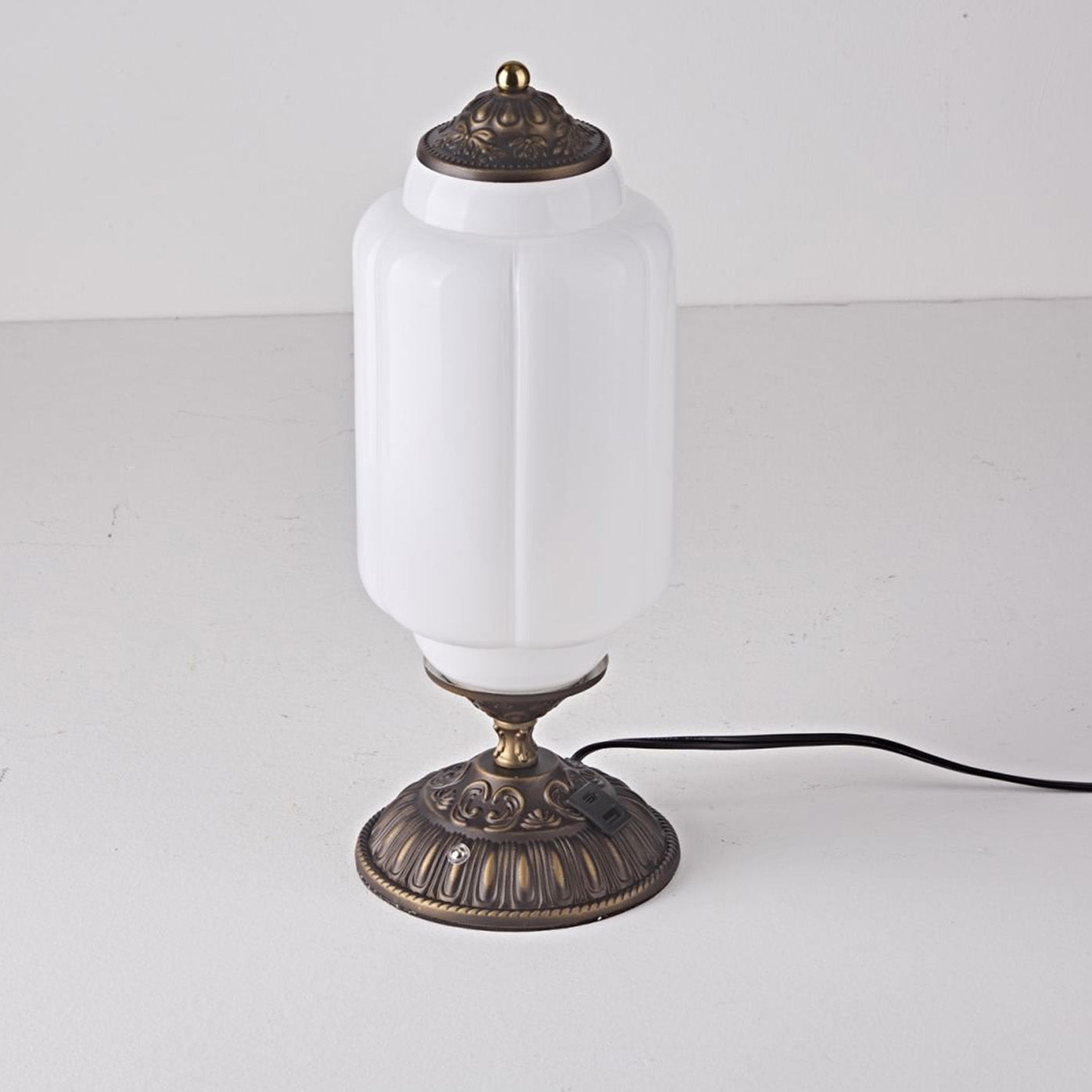 Modern Glass Light With Colored Glass Shade for Living Room