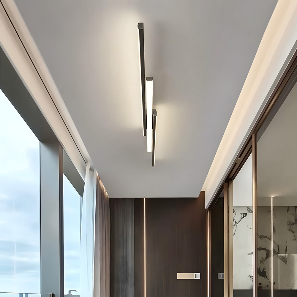 Modern Minimalist LED Flush Mount Aluminium Ceiling Lights for Hallway