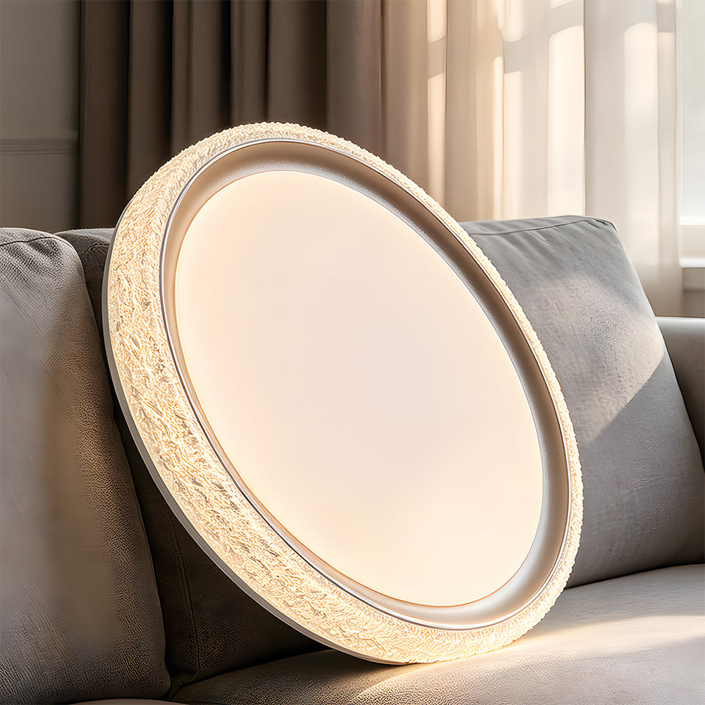 Luxury Frosted Iron Acrylic LED Ceiling Light for Bedroom