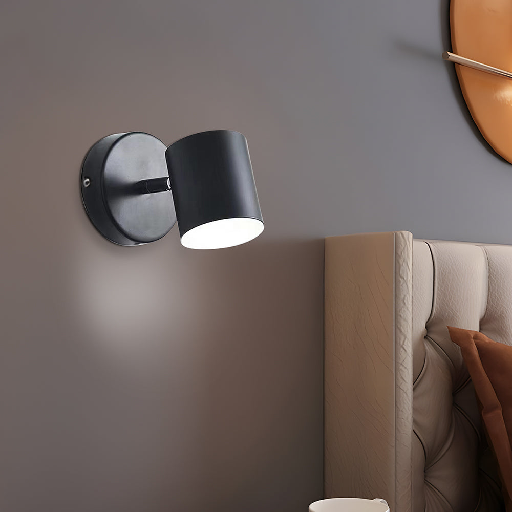 Modern Sleek Iron LED Wall Sconce For Living Room