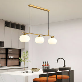 Nordic Glass Pendant Light Dining Table Adjustable Suspended Light Fixture