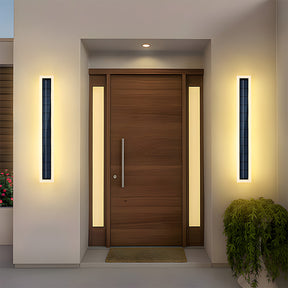 IP65 Solar Outdoor Wall Lights Exterior Garden Courtyard Villa Front Door Lighting, Dusk-to-Dawn