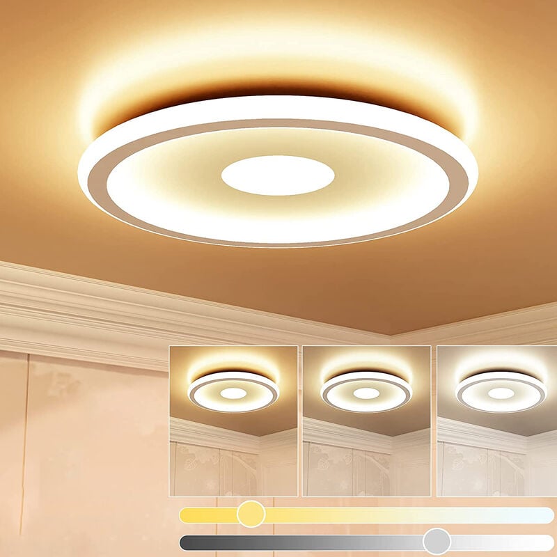 Refined Minimal Decor Iron LED Ceiling Lights For Living Room