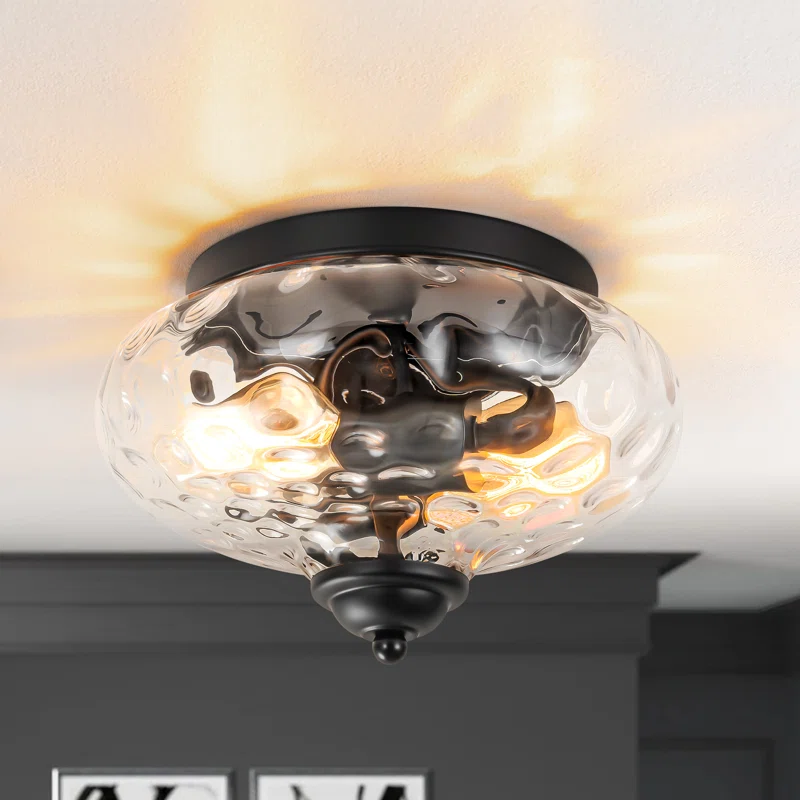 Glass Shade Hallway Ceiling Lights