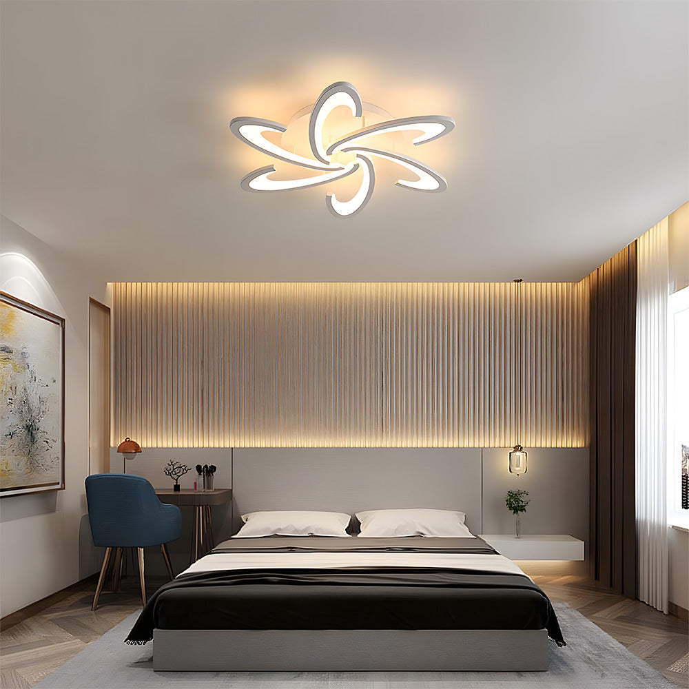 Modern Nordic Iron Living Room LED Ceiling Lights