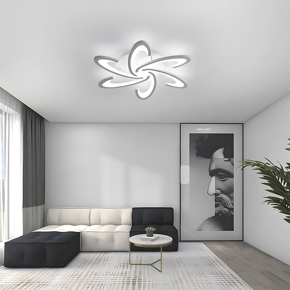 Modern Nordic Iron Living Room LED Ceiling Lights