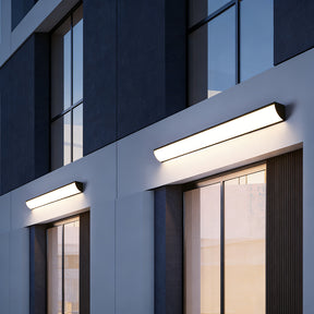 Set of 2 Minimalist Outdoor Waterproof LED Wall Light