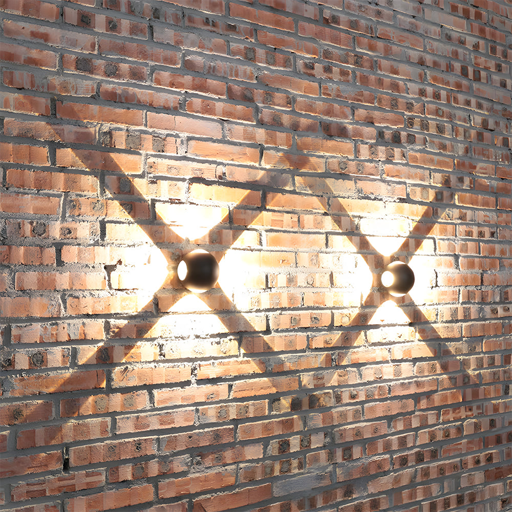 Outdoor Waterproof Exterior LED Wall Lights for Entryway Garage Patio in Warm White