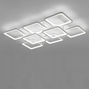Modern Geometric Square LED Ceiling Lights for Office Bedroom
