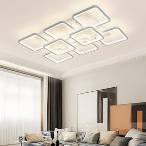 Modern Geometric Square LED Ceiling Lights for Office Bedroom