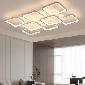 Modern Geometric Square LED Ceiling Lights for Office Bedroom