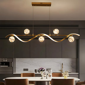 Modern Pendant Lights LED Linear Kitchen Island Lighting