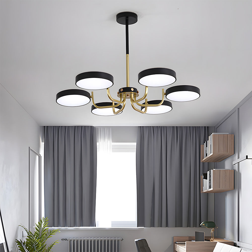 Nordic Creative Iron Living Room LED Ceiling Light